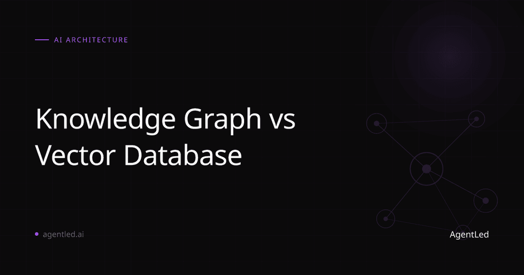 Knowledge Graph vs Vector Database for Agent Memory
